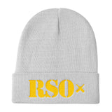 [GNR] RSO Knit Beanie (Yellow Embroidery)