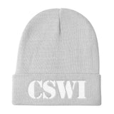 [GNR] CSWI Knit Beanie (White Embroidery)