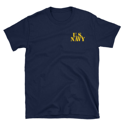 U.S. Navy Retired Unisex T-Shirt (Blue)