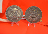 Gunner's Mate Death By Destruction Challenge Coin - DIXIE CUP