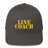 Range Day "Line Coach" Structured Twill Cap  (Yellow Embroidery)