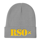 [GNR] RSO Knit Beanie (Yellow Embroidery)
