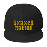 Shaker Nation Snapback Hat (Black/Yellow)